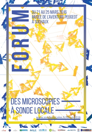 Affiche du forum 2016 des microscopies à sonde locale