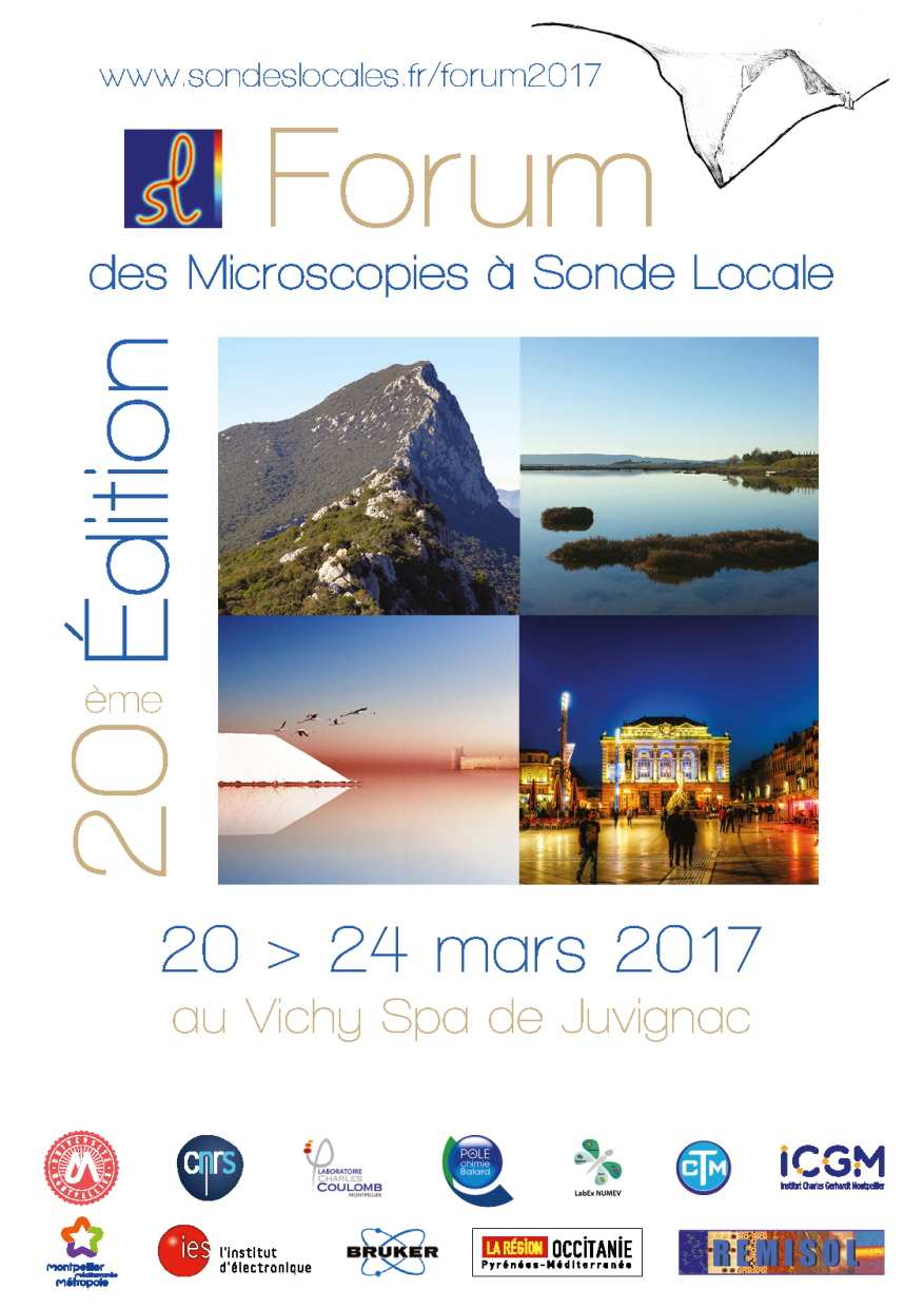 Affiche du forum 2016 des microscopies à sonde locale